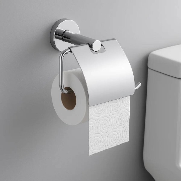 Тримач для туалетного паперу AM.PM X-Joy A85A341400 з кришкою, хром