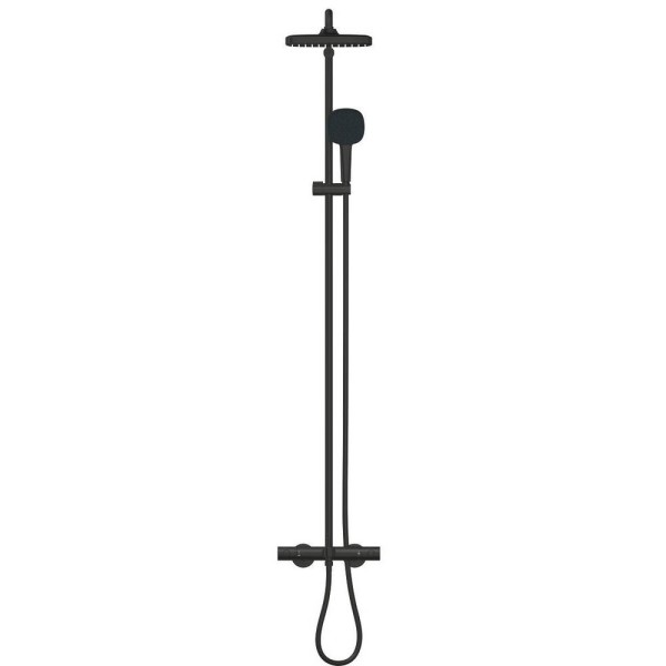 Душова система Grohe Tempesta Cosmopolitan 266912431 із виливом, чорний матовий