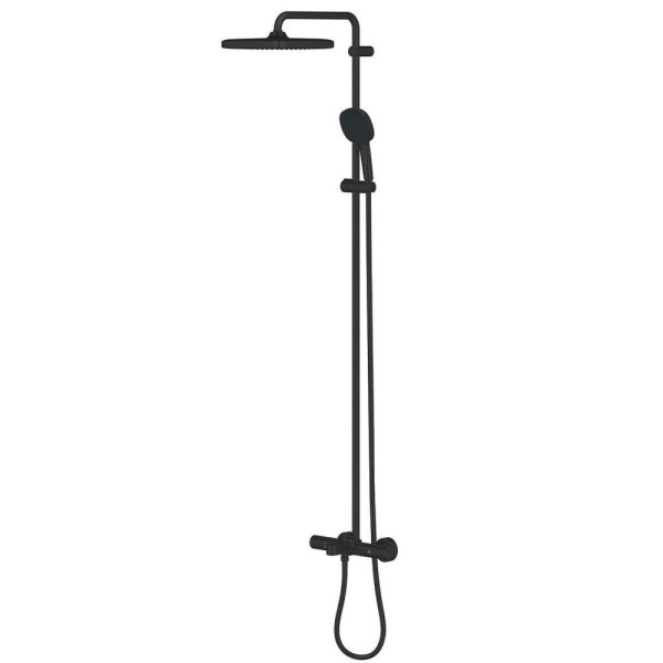 Душова система Grohe Tempesta Cosmopolitan 266912431 із виливом, чорний матовий
