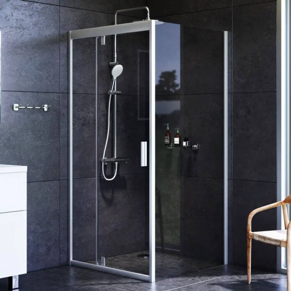 Душова кабіна AM.PM Gem W90UG-404-090MT 90x90 см профіль хром матовий, прозоре скло