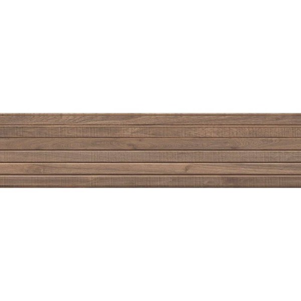 Керамограніт Ceramica Deseo Mulberry Wood Brown 30x120 см