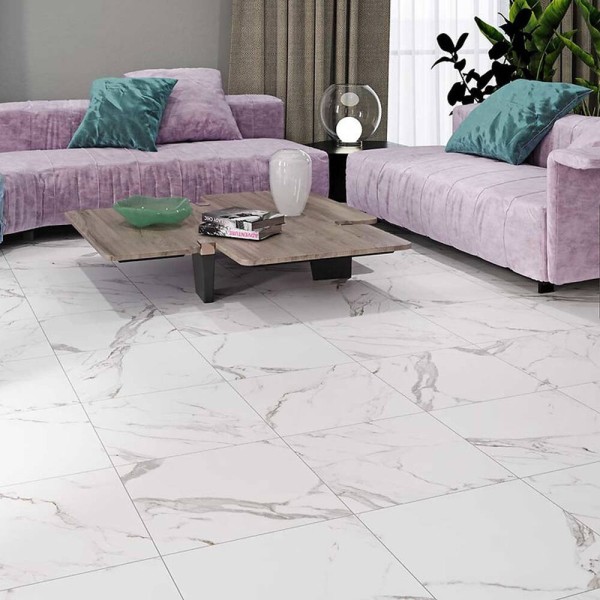 Керамограніт Cersanit Arctic Stone White Matt 42x42 см