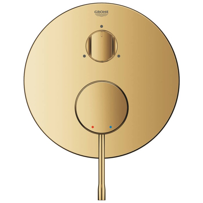 Змішувач прихованого монтажу для ванни/душу Grohe Essence 24092GL1 на 3 виходи, золото Змішувач прихованого монтажу для ванни/душу Grohe Essence 24092GL1 на 3 виходи, золото