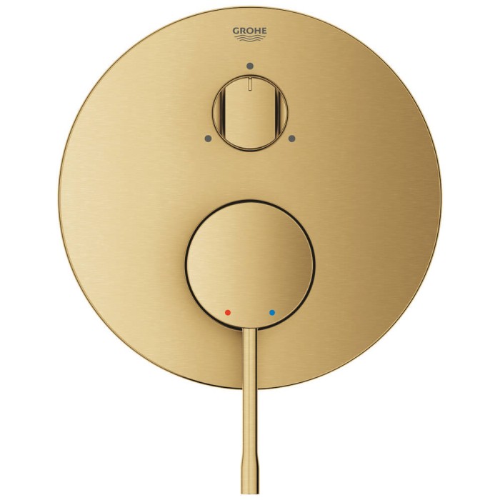 Змішувач прихованого монтажу для ванни/душу Grohe Essence 24092GN1 на 3 виходи, брашоване золото