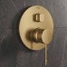 Змішувач прихованого монтажу для ванни/душу Grohe Essence 24092GN1 на 3 виходи, брашоване золото