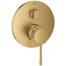 Змішувач прихованого монтажу для ванни/душу Grohe Essence 24092GN1 на 3 виходи, брашоване золото