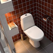Унітаз-компакт підлоговий Kolo Solo S7921800UA горизонтальний випуск з сидінням Duroplast Soft close, білий