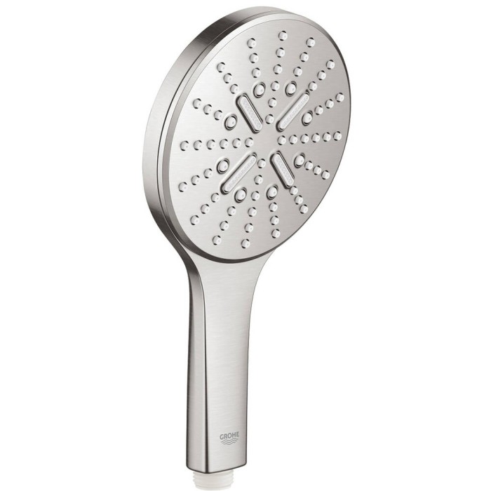 Ручний душ Grohe Rainshower SmartActive 26574DC0 3 режими струменю, суперсталь Ручний душ Grohe Rainshower SmartActive 26574DC0 3 режими струменю, суперсталь