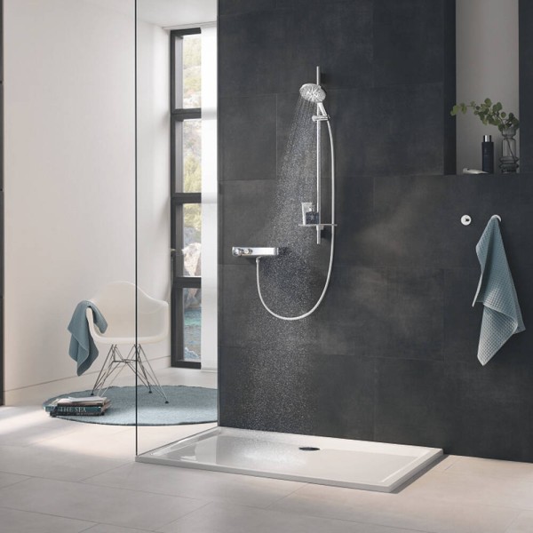 Ручний душ Grohe Rainshower SmartActive 26574DC0 3 режими струменю, суперсталь