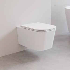Унітаз підвісний Devit Fly 3050120 безобідковий з кришкою soft-close, білий глянець