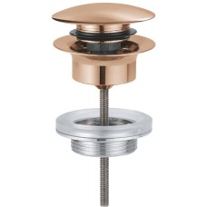 Донний клапан для раковини Grohe 65807DL0 клік-клак, теплий захід сонця (брашоване рожеве золото)