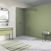 Душова стінка Ronal Easy Walk-in STR4P1005007 100х200 см профіль алюм-хром, скло прозоре