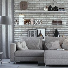 Керамограніт Golden Tile London Димчастий 30В010 6х25 см