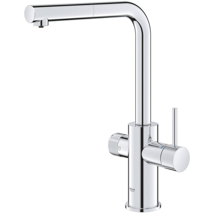 Змішувач для кухні Grohe Blue Pure Minta 30590000 для подачі технічної і фільтрованої води, хром Змішувач для кухні Grohe Blue Pure Minta 30590000 для подачі технічної і фільтрованої води, хром