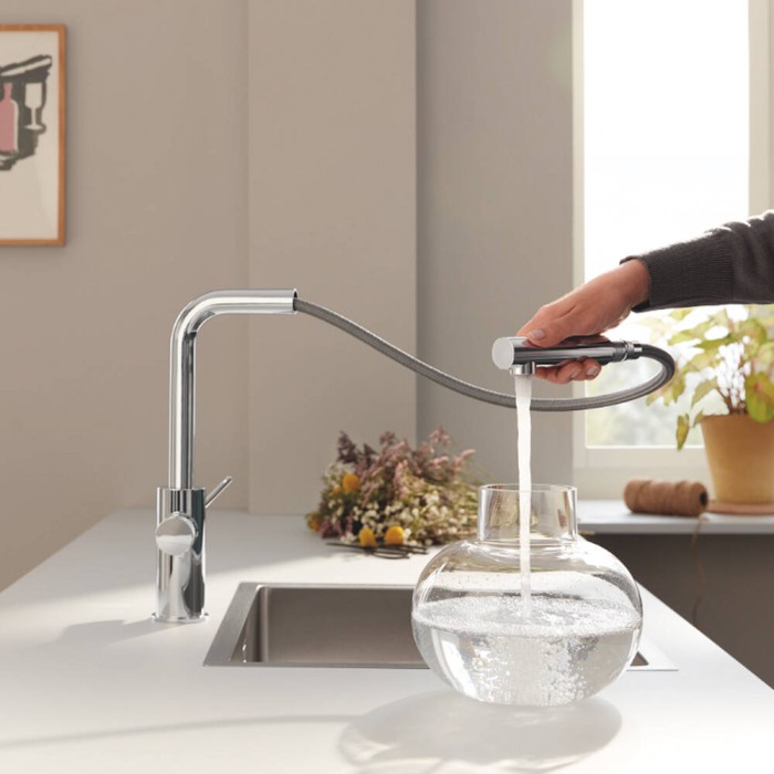 Змішувач для кухні Grohe Blue Pure Minta 30590000 для подачі технічної і фільтрованої води, хром Змішувач для кухні Grohe Blue Pure Minta 30590000 для подачі технічної і фільтрованої води, хром