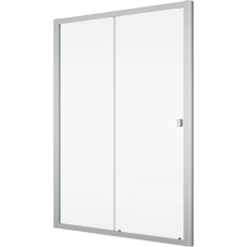 Душові двері Ronal Arelia D20S21204007 1200мм розсувні, скло прозоре, профіль срібний полір.