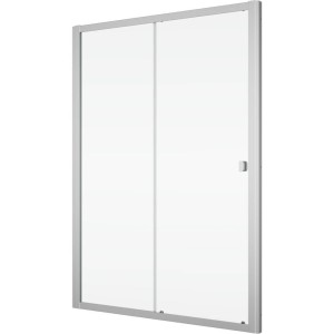 Душові двері Ronal Arelia D20S21204007 1200мм розсувні, скло прозоре, профіль срібний полір.