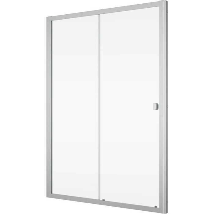 Душові двері Ronal Arelia D20S21204007 1200мм розсувні, скло прозоре, профіль срібний полір.