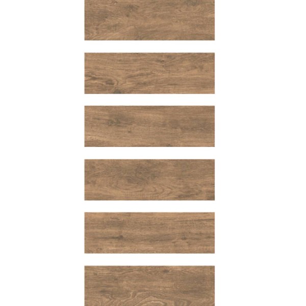 Керамограніт Cersanit Brantwood Brown 18,5x59,8 см