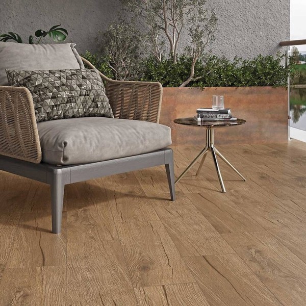 Керамограніт Cersanit Honeywood Brown 18,5x59,8 см