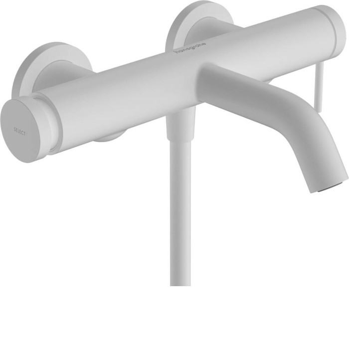 Змішувач для ванни Hansgrohe Tecturis S 73422700 білий матовий