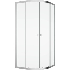 Душова кабіна Ronal Arelia D20SR550904007 900x900мм без піддону, скло прозоре, профіль срібний полірований