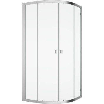 Душова кабіна Ronal Arelia D20SR550904007 900x900мм без піддону, скло прозоре, профіль срібний полірований