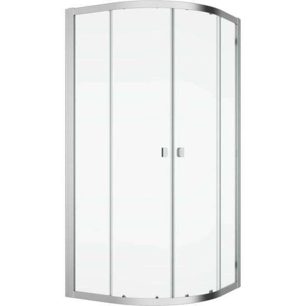 Душова кабіна Ronal Arelia D20SR550904007 900x900мм без піддону, скло прозоре, профіль срібний полірований