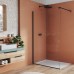 Душова стінка Ronal Easy Walk-in BlackLine STR4P1200607 120х200 см профіль чорний/скло прозоре Душова стінка Ronal Easy Walk-in BlackLine STR4P1200607 120х200 см профіль чорний/скло прозоре
