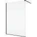 Душова стінка Ronal Easy Walk-in BlackLine STR4P1200607 120х200 см профіль чорний/скло прозоре