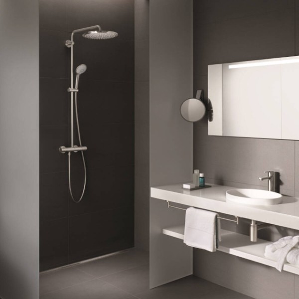 Душова система Grohe Euphoria System 310 26075DC0 з термостатом, суперсталь