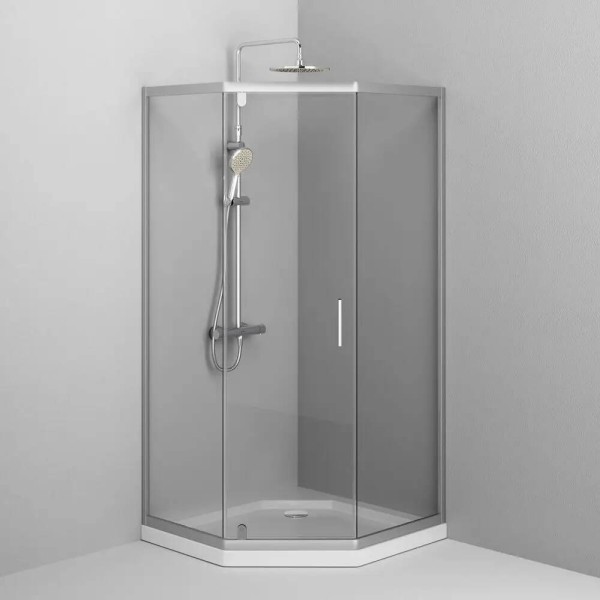 Душова кабіна AM.PM Gem W90UG-405-090MT 900х900 без піддону