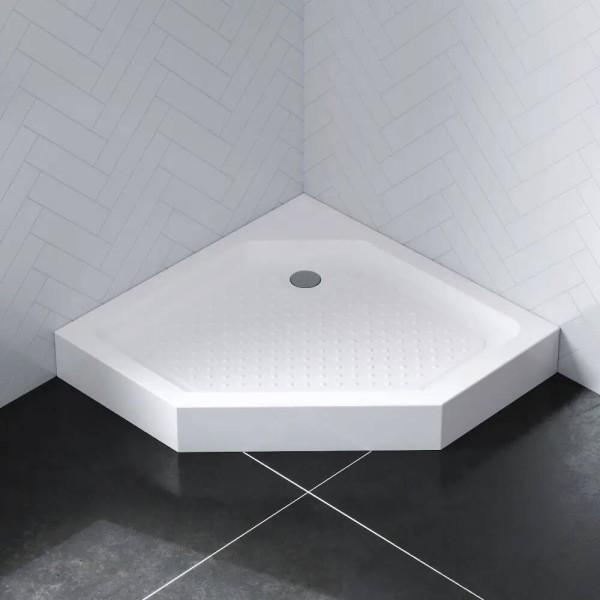 Душовий піддон AM.PM Gem W90UT-405-090BT 90x90 см п'ятикутний