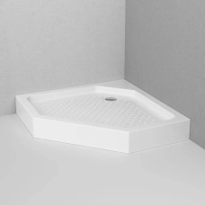 Душовий піддон AM.PM Gem W90UT-405-090BT 90x90 см п'ятикутний