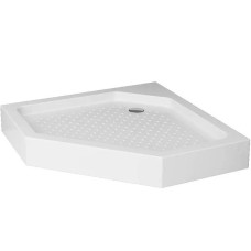 Душовий піддон AM.PM Gem W90UT-405-090BT 90x90 см п'ятикутний