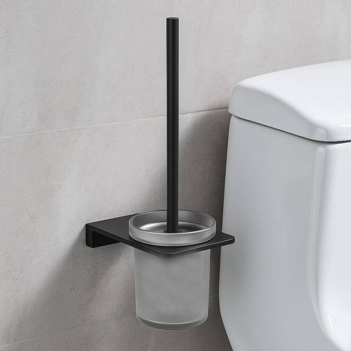 Щітка для унітаза Devit Do It 4030170B з тримачем, чорний матовий