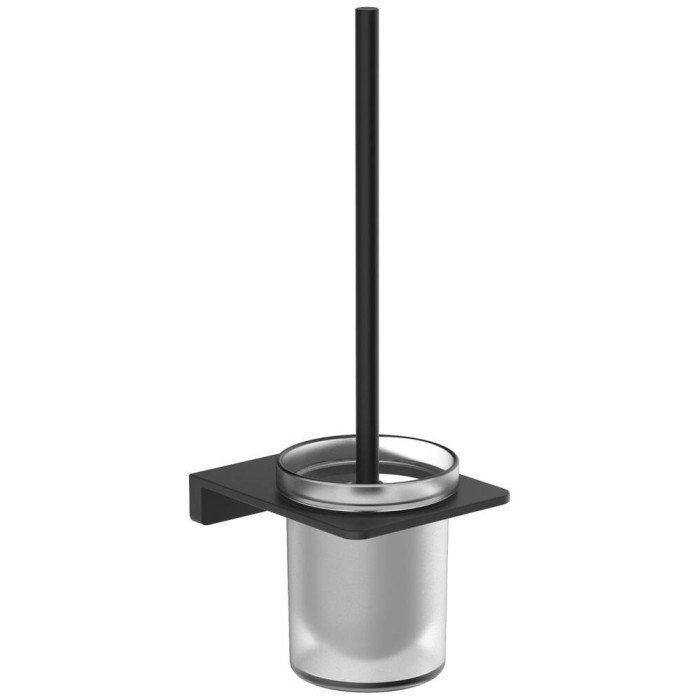 Щітка для унітаза Devit Do It 4030170B з тримачем, чорний матовий