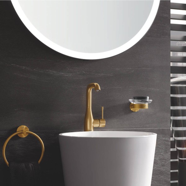 Змішувач для раковини Grohe Essence 24174GN1 брашоване золото