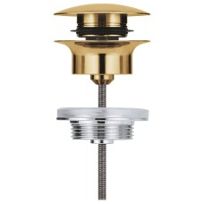 Донний клапан для раковини Grohe 65807GL0 клік-клак, золото