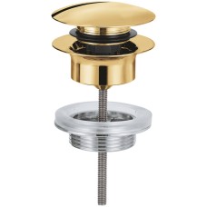 Донний клапан для раковини Grohe 65807GL0 клік-клак, золото