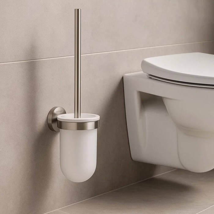 Щітка для унітазу Grohe Essentials 40374DC1 з тримачем, суперсталь