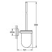 Щітка для унітазу Grohe Essentials 40374DC1 з тримачем, суперсталь