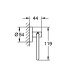 Тримач для туалетного паперу Grohe Essentials 40689DC1 без кришки, суперсталь
