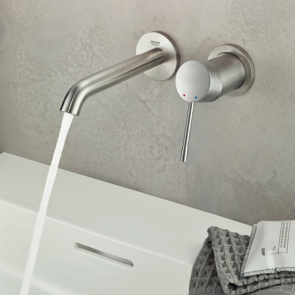 Змішувач прихованого монтажу для раковини Grohe Essence 29193DC1 L-розмір, суперсталь