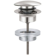 Донний клапан для раковини Grohe 65807DC0 клік-клак, суперсталь