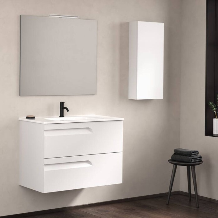 Тумба Royo Vitale C0072604 (125617 + 126222) з раковиною Slim підвісна 60 см білий глянець Тумба Royo Vitale C0072604 (125617 + 126222) з раковиною Slim підвісна 60 см білий глянець