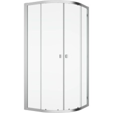 Душова кабіна Ronal Arelia D20SR551004007 1000x1000мм без піддону, скло прозоре, профіль срібний полір.