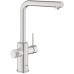Змішувач для кухні Grohe Blue Pure Minta 30590DC0 для подачі технічної і фільтрованої води, суперсталь