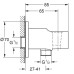 Шлангове підключення Grohe Tempesta 28628001 з тримачем для душу