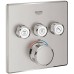 Змішувач прихованого монтажу для душу Grohe Grohtherm SmartControl 29126DC0 з термостатом на 3 споживачі, суперсталь